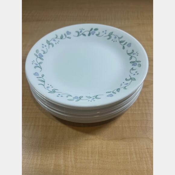 Vintage Corelle "Country Cottage" Bread And Butter Plates Set Of 12 - Picture 1 of 5